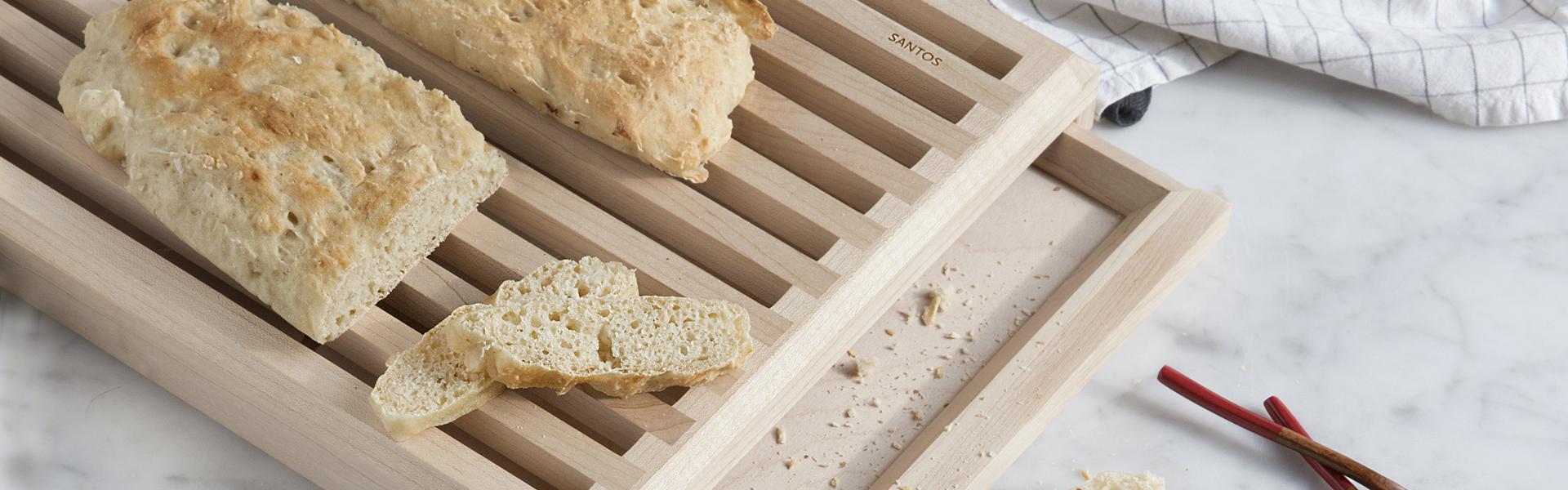 Receta de pan de cristal en el calendario 2019 de cocinas Santos